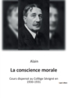 Image for La conscience morale : Cours dispense au College Sevigne en 1930-1931