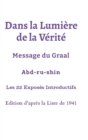 Image for Dans la Lumi?re de la V?rit? - Les 22 premiers Expos?s - Edition Liste 1941
