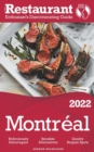 Image for 2022 Montreal - The Restaurant Enthusiast&#39;s Discriminating Guide