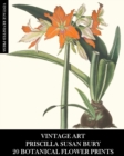 Image for Vintage Art : Priscilla Susan Bury: 20 Botanical Flower Prints: Flora Ephemera for Framing, Home Decor and Collage