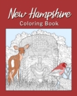 Image for New Hampshire Coloring Book : Painting on USA States Landmarks and Iconic, Gifts for Tourist