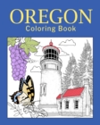 Image for Oregon Coloring Book : Painting on USA States Landmarks and Iconic, Gift for Oregon Tourist