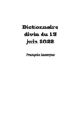 Image for Le dictionnaire divin : Saveurs et logiques