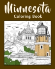 Image for Minnesota Coloring Book : Adult Painting on USA States Landmarks and Iconic, Stress Relief Activity