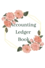 Image for Accounting Ledger : White-Light Green Floral