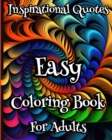 Image for Easy Coloring Book for Adults Inspirational Quotes