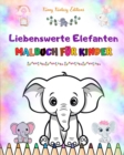 Image for Liebenswerte Elefanten Malbuch f?r Kinder Niedliche Szenen von liebenswerten Elefanten und ihren Freunden : Charmante Elefanten, die die Kreativit?t und den Spa? der Kinder f?rdern
