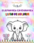 Image for Elefantes cativantes Livro de colorir para crian?as Cenas fofas de ador?veis elefantes e seus amigos : Elefantes encantadores que estimulam a criatividade e a divers?o das crian?as
