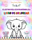 Image for Elefantes entra?ables Libro de colorear para ni?os Simp?ticas escenas de adorables elefantes y sus amigos