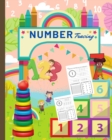 Image for Number Tracing Workbook For Preschoolers : Number Practice Activity Book, Learn To Write, Color squares, Circle the Number