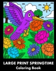 Image for Large Print Springtime Coloring Book : 20 Spring Scene Designs for Relaxation