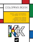 Image for Coloring Book - Alphabet Mondrian Style