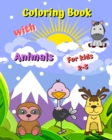 Image for Coloring Book with Animals for kids 2-5 : Cute animals, easy, big, simple coloring images with thick lines