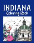 Image for Indiana Coloring Book : Adult Painting on USA States Landmarks and Iconic