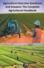 Image for Agriculture Interview Questions and Answers