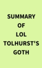 Image for Summary of Lol Tolhurst&#39;s Goth