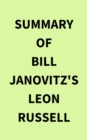 Image for Summary of Bill Janovitz&#39;s Leon Russell