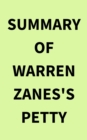 Image for Summary of Warren Zanes&#39;s Petty
