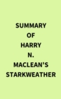 Image for Summary of Harry N. MacLean&#39;s Starkweather