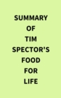 Image for Summary of Tim Spector&#39;s Food for Life