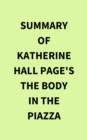 Image for Summary of Katherine Hall Page&#39;s The Body in the Piazza