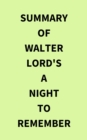 Image for Summary of Walter Lord&#39;s A Night to Remember