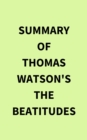Image for Summary of Thomas Watson&#39;s The Beatitudes