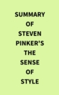 Image for Summary of Steven Pinker&#39;s The Sense of Style