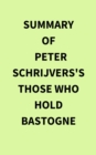Image for Summary of Peter Schrijvers&#39;s Those Who Hold Bastogne