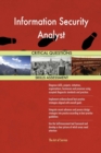 Image for Information Security Analyst Critical Questions Skills Assessment
