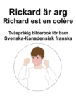 Image for Svenska-Kanadensisk franska Rickard ar arg / Richard est en colere Tvasprakig bilderbok foer barn