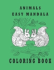 Image for animals easy mandala coloring book