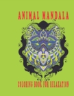 Image for animal mandala coloring book relaxation