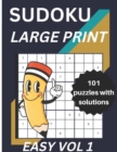 Image for SUDOKU LARGE PRINT, Easy Sudoku Puzzles for Adults Large Print (With Solutions ) Vol.1