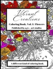Image for Vibrant Creations : Coloring Book: Book 1: Flowers