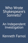 Image for Who Wrote Shakespeare&#39;s Sonnets?