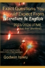 Image for Exact Questions You Should Expect From Literature In English [UTME 2023/2024]