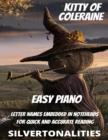 Image for Kitty of Coleraine for Easy Piano