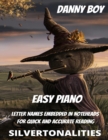 Image for Danny Boy for Easy Piano