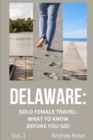 Image for Delaware : Solo Female Travel Guide: What to Know Before You Go!