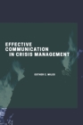 Image for Effective communication in crisis management