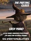 Image for The Parting Glass for Easy Piano