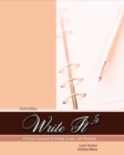 Image for Write It .5 : A Process Approach to College Essays, with Readings
