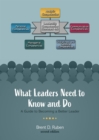 Image for What Leaders Need to Know AND Do : A Leadership Competencies Scorecard
