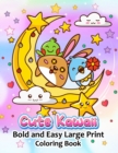 Image for Cute Kawaii Coloring book : Bold and Easy Doodle Large Print for Boy, Girls
