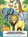 Image for Adorable Animals Coloring Book for Kids