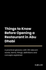 Image for Things to Know About Opening a Restaurant in Abu Dhabi