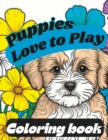Image for Puppies love to play coloring book