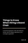 Image for Things to Know When Hiring a Board Chair