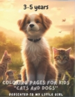 Image for Coloring pages for kids &quot;cats and dogs&#39;&#39;